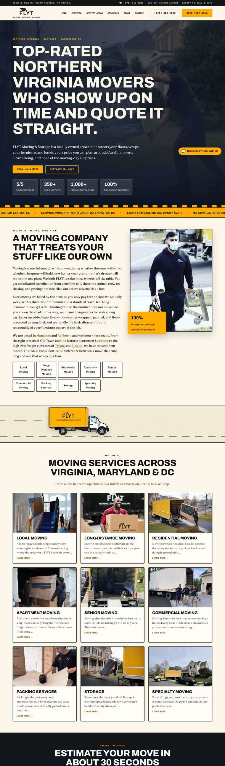 FLYT Moving & Storage preview